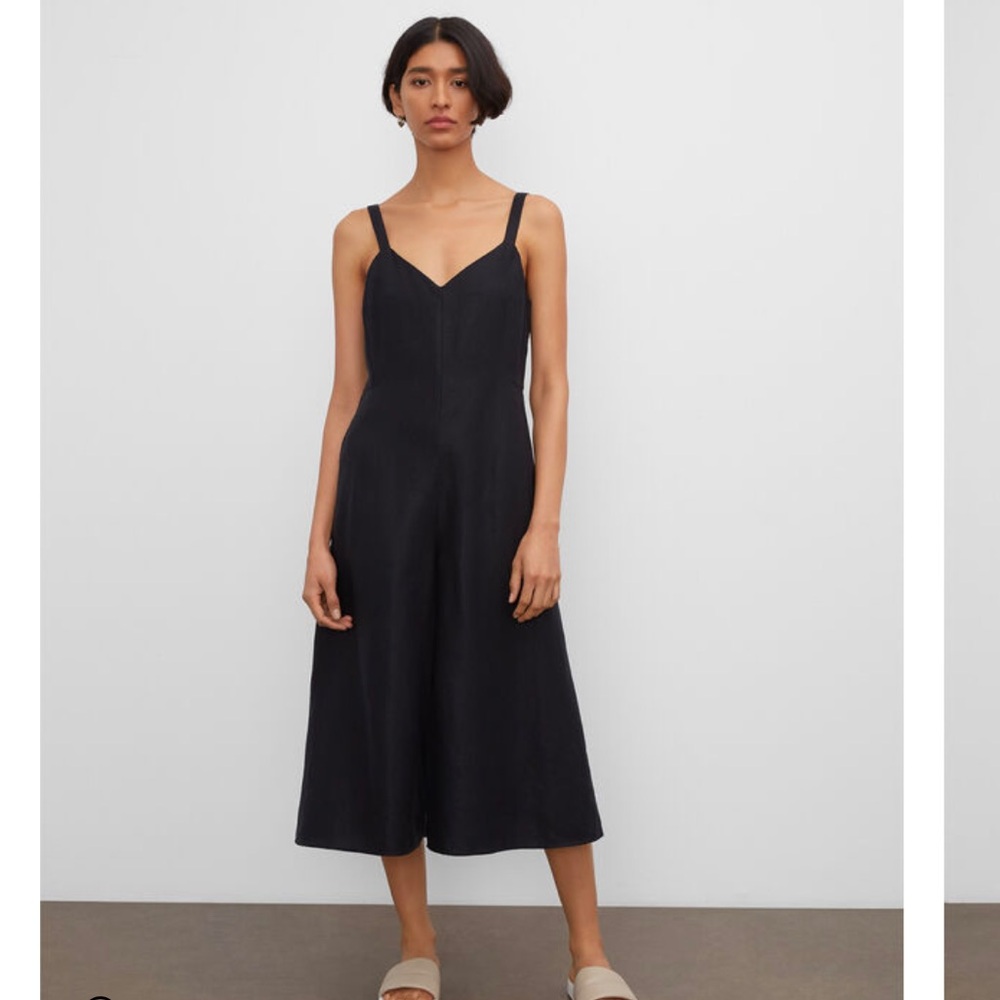 Club Monaco Black Sleeveless A-line Jumpsuit for Cocktail